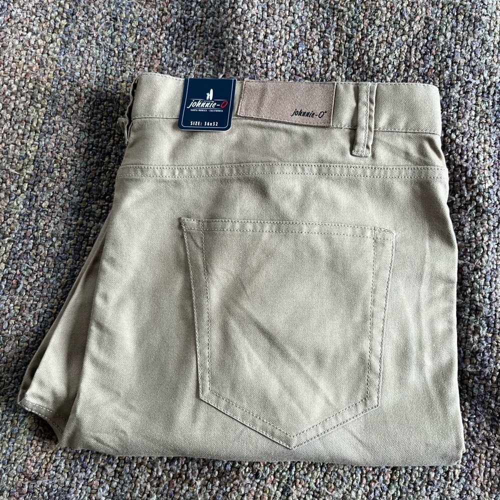 johnnie-O Tan Men's Pants